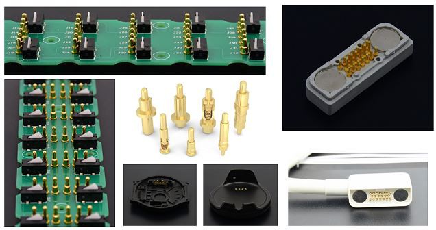 Brass Copper Gold Plated Pogo Pins