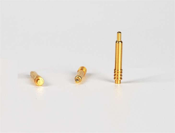 ধাতুপট্টাবৃত গোল্ড স্ট্রেইট নিডেল পোগো পিন