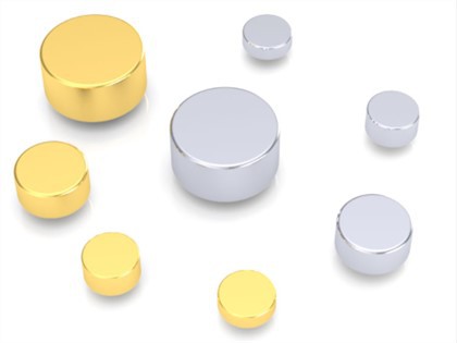 সলিড প্লেটেড গোল্ড পোগো পিন