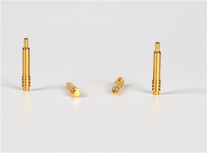 স্প্রিং লোড প্লেটেড গোল্ড পোগো পিন