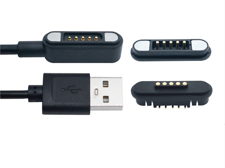 5পিন ম্যাগনেটিক পোগো পিন চার্জিং সংযোগকারী