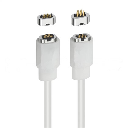 5 পিন ম্যাগনেটিক কানেক্টর পোগো পিন চার্জিং কেবল