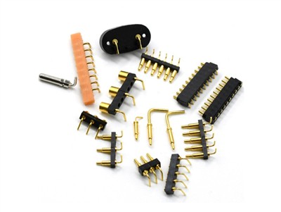 পুরুষ এবং মহিলা সমকোণ পোগো পিন সংযোগকারী