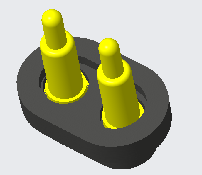 জলরোধী পুরুষ এবং মহিলা পোগো পিন সংযোগকারী